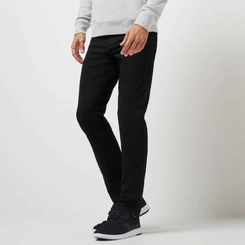 Travis Mathew Legacy Featherweight Jeans Men 36 Black Casual Five Pocket